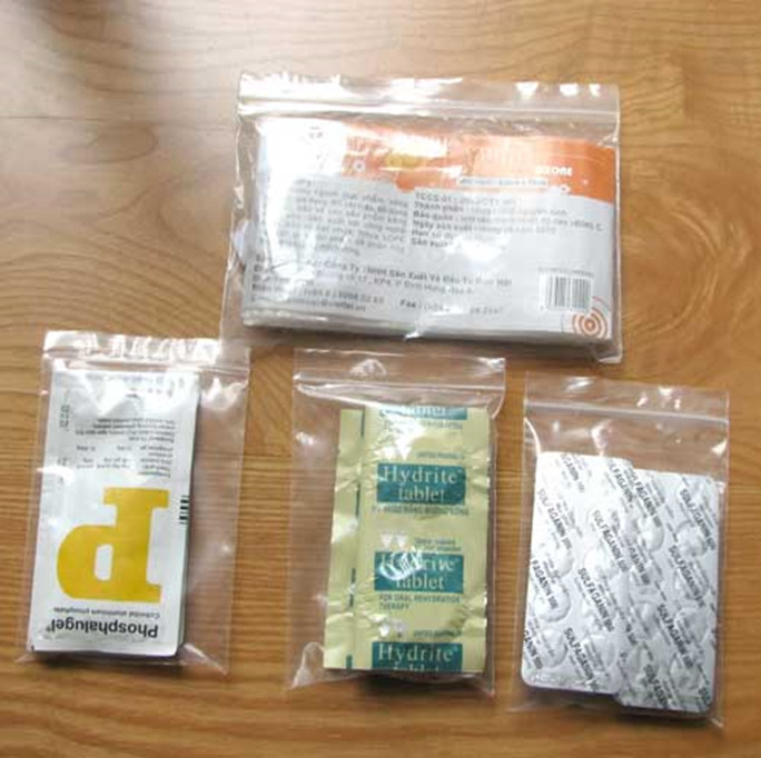 Túi zipper đựng thuốc